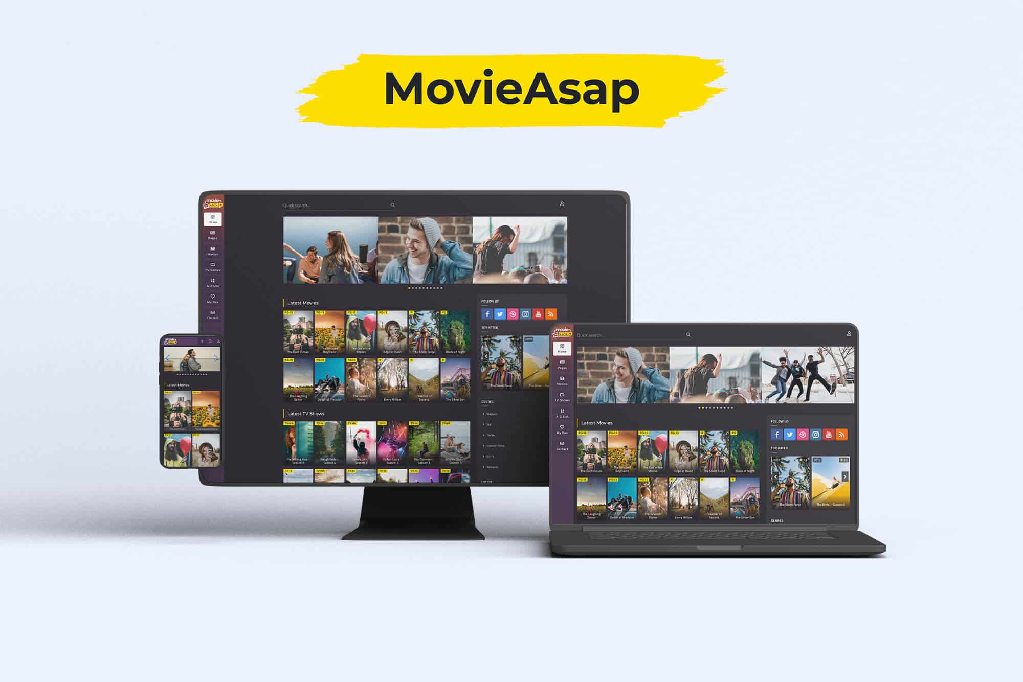 WordPress Movie Theme with Fully Responsive