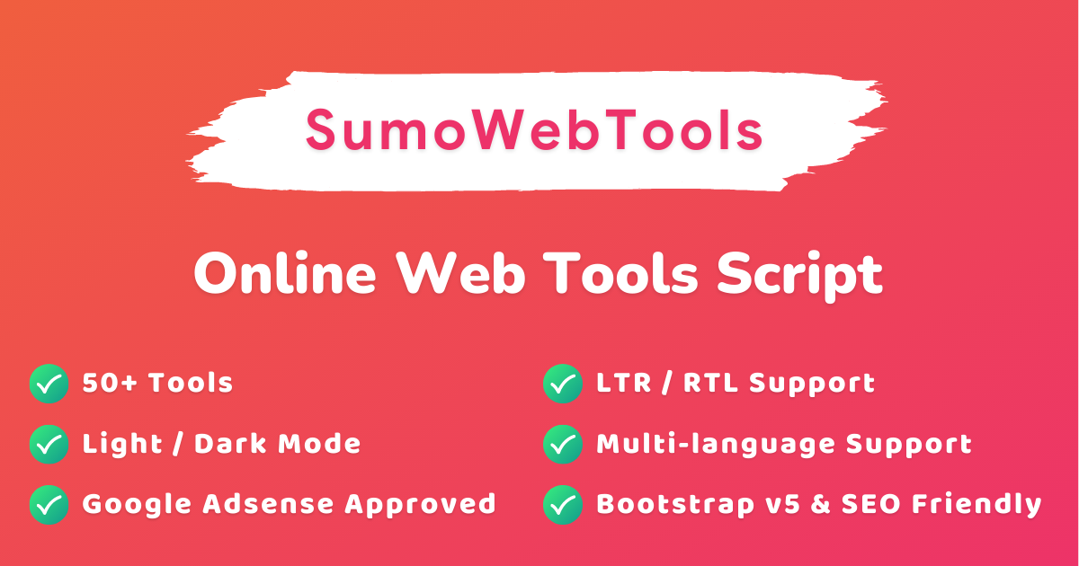 sumowebtools online web tools script